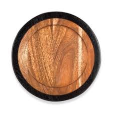 Noritake Kona Wood 13 Inch Charger Bed Bath Beyond Charger Plates Glass Beaded Charger Plate Glass Charger Plates