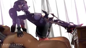 Widowmaker montando pau como uma aranha Anal profundo [Grand Cupido]  (Overwatch)