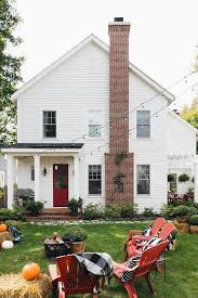 Black And White House With Red Brick White Home With Red Brick Accent The Home Features Red Brick Back Porch Brick Patio And Red Brick Chi Brick Exterior House Red Brick House Red Brick Exteriors