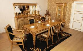 Classic wood dining room includes tables featuring fine crafted wood or marble shelves, chairs with soft upholstery, beautifully carved sideboards. Classic Dining Room Sets Luxury Dining Room Models Asortie