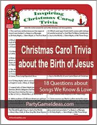 If you would like to download the pdf version of this general music quiz to either use digitally or print at home, we have made copies available in both a4 and us letter size so you can print anywhere in the world. 18 Christmas Carol Trivia Game Religious Songs Music