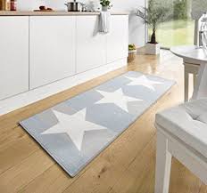 Kuchenlaufer Kuchenmatte Laufer Dekolaufer Fur Kuche Und Bar Sterne Stern Grau Blau Der Hingucker In Ihr Kuchenteppich Kuchenlaufer Teppich Beige