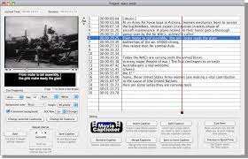 And it's good for creating captions from scratch. Moviecaptioner Closed Captioning Software For Mac And Windows By Synchrimedia