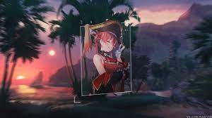 Hololive, purple eyes, blonde, hd wallpaper. Wallpaper Anime Girls Picture In Picture Houshou Marine Hololive Virtual Youtuber 3840x2160 Uberlost 1928085 Hd Wallpapers Wallhere