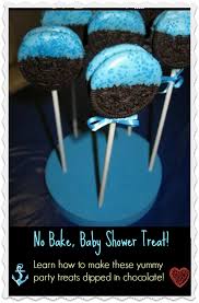 Easy And Adorable Baby Shower Ideas Oreo Cookie Pops Baby Room Ideas Baby Shower Desserts Boy Baby Shower Treats Baby Shower Desserts