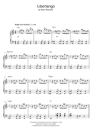 Astor Piazzolla Libertango Partition Piano Facile Plus De 70 000 Partitions A Imprimer Avec Images Partition Accordeon Partition Piano Facile Partitions A Imprimer