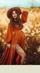 Burnt Orange Maternity Dress Pinterest