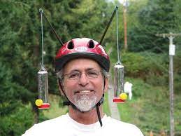 Wearable Bird Feeders The Double Feeder Hummingbird Hat Attracts Attention Protects Your Dome Video Hummingbird Hat Homemade Hummingbird Feeder Hummingbitd