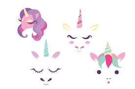 Download Unicorn Faces Svg Cut File By Creative Fabrica Crafts Creative Fabrica PSD Mockup Templates