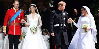 Prince harry and meghan markle (14 videos). Meghan Markle S Royal Wedding Dress Compared To Kate Middleton S Wedding Dress