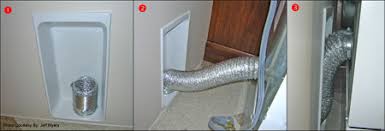 The recessed dryer vent box allows the dryer to be pushed up against the wall of the laundry room instead of having to be positioned 5 in. Dryerbox Installation Pictures Dryerbox