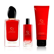 Armani si passione by giorgio armani eau de parfum spray 3.4 oz. Giorgio Armani Si Passione Gift Set Edp 100 Ml Edp 15 Ml Body Lotion