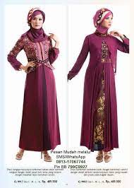 Model gamis pesta brokat 2020 yang mewah dan menawan. Pin Di Gamis Modern Terbaru