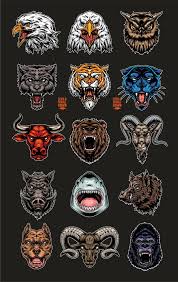 Vintage Cruel Animals Set Desenho Tradicional De Tatuagem Tatuagem Tradicional Tatuagem Inicial
