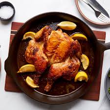 About 10 minutes or so before the chicken is finished cooking, remove the lid and turn the chicken over and let the skin get a nice crispy golden brown (leave the lid off). How To Roast A Chicken In 18 Minutes Epicurious