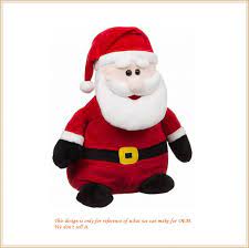 China Santa Claus Plush Toy Christmas Stuffed Cuddly Toys China Plush Santa Doll And Santa Doll Price