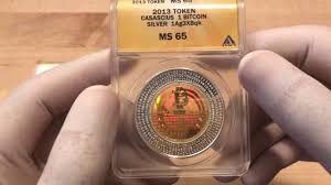 Each coin has a unique bitcoin address and a redeemable private key under a hologram on the coin. 10btc 1btc Casascius Coins Physical Bitcoins Youtube