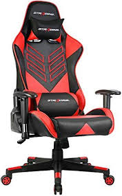 Gtracing Executive High Back Gaming Chair Computer Office Chair Pu Leather Swivel Chair Racing Chair Gt007 Red Leather Swivel Chair Racing Chair Chair