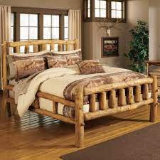 Cabela S Cabela S Aspen Log Bed My Hubby Wants To Build Me One Log Bedroom Furniture Rustic Bedroom Furniture Rustic Bedroom