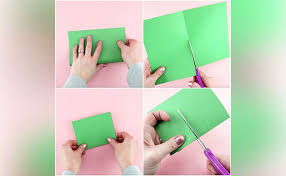 Glue the solid colored cardstock into the interior of the card; How To Make Pop Up Flower Card At Home Floweraura
