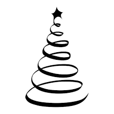 Christmas Tree Star Ornament Graphics Svg Dxf Eps Png Cdr Ai Pdf Vector Art Clipart Instant Download Silhouette Christmas Christmas Tree Star Tree Svg