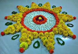 Latest Flower Rangoli Designs 2016 That Will Steal Your Heart Away Flower Rangoli Rangoli Designs Rangoli Designs Flower