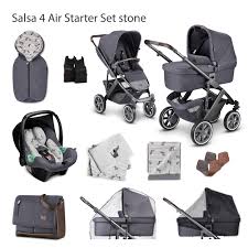 Sie haben damit die möglichkeit, direkt vom auto und der nutzung der babyschale auf den kinderwagen umzusteigen und ihre tour zu beginnen. Abc Salsa 4 Air Starter Set Stone Princess Kinderwagen Shop