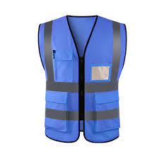 Safety depot professional style mesh safety vest reflective two tone zipper with pockets hi viz mp40 (royal. Blue Reflective Safety Vest With Pockets Buy Blue Safety Vest Blue Safety Vest With Pockets Blue Reflective Safety Vest Product On Alibaba Com
