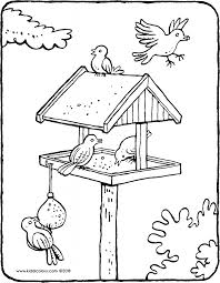 Winter Kleurprenten Seite 3 Von 7 Kiddimalseite In 2020 Vogel Basteln Ausmalbilder Winter Feen Haus Basteln