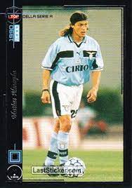 As roma , derby della capitale , lazio , matias almeyda , rome derby , rome derby moments , serie a Card 4 Matias Jesus Almeyda Panini I Top Della Serie A 1990 2000 Laststicker Com