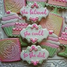 Girl Power Cookies Sugar Cookies Decorated Beautiful Cookies Power Cookie