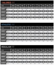 Descente Mens Jacket Size Chart Christy Sports