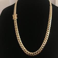 New and used cuban link chains for sale near you on facebook marketplace. 8 5mm 24 Inchs10k Gold Hand Made Cuban Link Chain 100 Grams Etsy