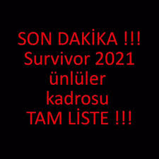 #survivor #allstar #yarisma #acun #turabi #adem #tv8 #cemalcan #baris. Karanovski On Twitter Son Dakika Survivor 2021 Kimsenin Bilmedigi Gizli Kadrosu Tam Liste Survivior2020