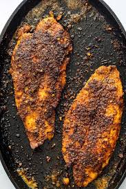 Dip catfish into melted butter and coat both sides of fish with spice mixture, using about 1 t spice mixture for each fillet. Blackened Fish Recipe Grandbaby Cakes