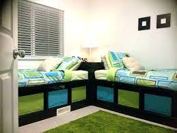 #guestbedroom #neutralinteriors #twinbed agk design studio. Twin Bed Bedroom Ideas Two Beds Boys Room Corner Headboards Small Size Bac Ojj
