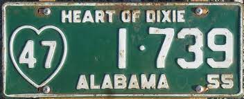Original Vintage Plates Alabama Department Of Revenue