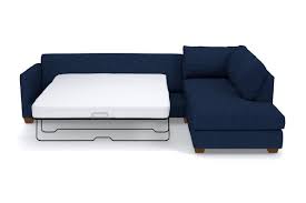 Tuxedo 2pc Sleeper Sectional Leg Finish Pecan Configuration Raf Chaise On The Right Sleeper Option Deluxe Innerspring Mattress Sleeper Sectional Sectional Sleeper Sofa Queen Size Sofa Bed