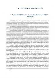 O dimensiune psihică integratoare a profilului personalităţii umane o reprezintă creativitatea, care exprimă disponibilitatea procesuală a elevului de a căuta şi produce valori noi, produse originale pentru sine şi pentru societate. Referat Activitati Motrice De Tip Liber Excursie Scolara 481800 Graduo