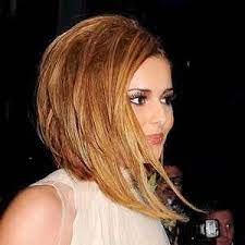 Layered Bob Long On One Side Short On The Other Hair Styles Cheryl Cole Hair Angled Bob Haircuts
