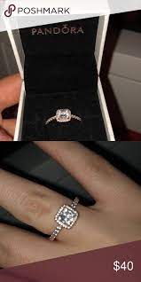 Pandora Promise Ring White Gold Engagement Rings Unique Black Diamond Ring Engagement Pandora Rings Promise
