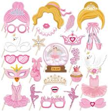 99 ($0.40/count) get it as soon as mon, jun 21. Amazon Com Kristin Paradise 25pcs Ballerina Photo Booth Props With Stick Ballet Theme Selfie Props Birthday Party Supplies Photography Backdrop Decorations Kitchen Dining