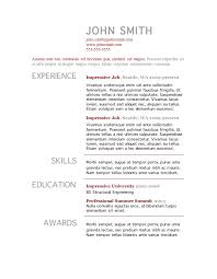 7 free resume templates
