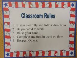 simple ideas for establishing classroom rules and manners