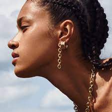 Earrings Heritage Gold Plated Pilgrim