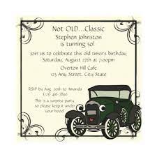 Antique Car Birthday Invitation Zazzle Com Cars Birthday Invitations Cars Birthday Cars Theme Birthday Party