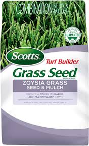 How to care for zoysia grass. Amazon Com Scotts Turf Builder Grass Seed Zoysia Grass Seed And Mulch 5 Lb Full Sun And Light Shade Thrives In Heat Drought Grows A Tough Durable Low Maintenance