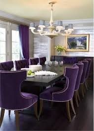 Purple Velvet Dining Room Chairs Purple Dining Room Purple Dining Chairs Bold Dining Room Decor