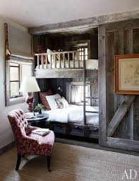 These fitted blankets are made similar to our other bunk bedding in that the bottom two corners of the bed cover are elasticized to hug the bed. A Montana Lodge Is Transformed Into A Refined Family Retreat Home Rustic Bunk Beds Cottage Interiors