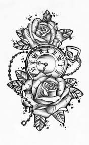 Rose With Pocket Watch Tattoo Sale Up To 75 Off Shop At Stylizio For Women 3 Rose With Pocket Watch Tattoo Sal Watch Tattoos Pocket Watch Tattoo Tattoos